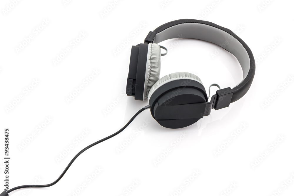 Black Headphones. Black Headphones.