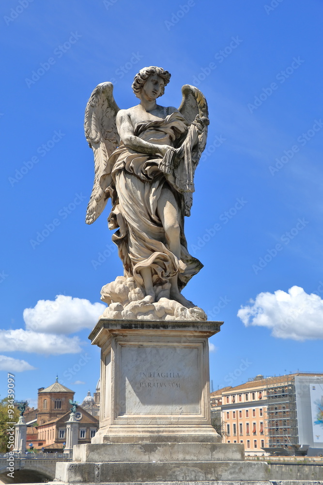 Angel with the Whips in Rome, Italy