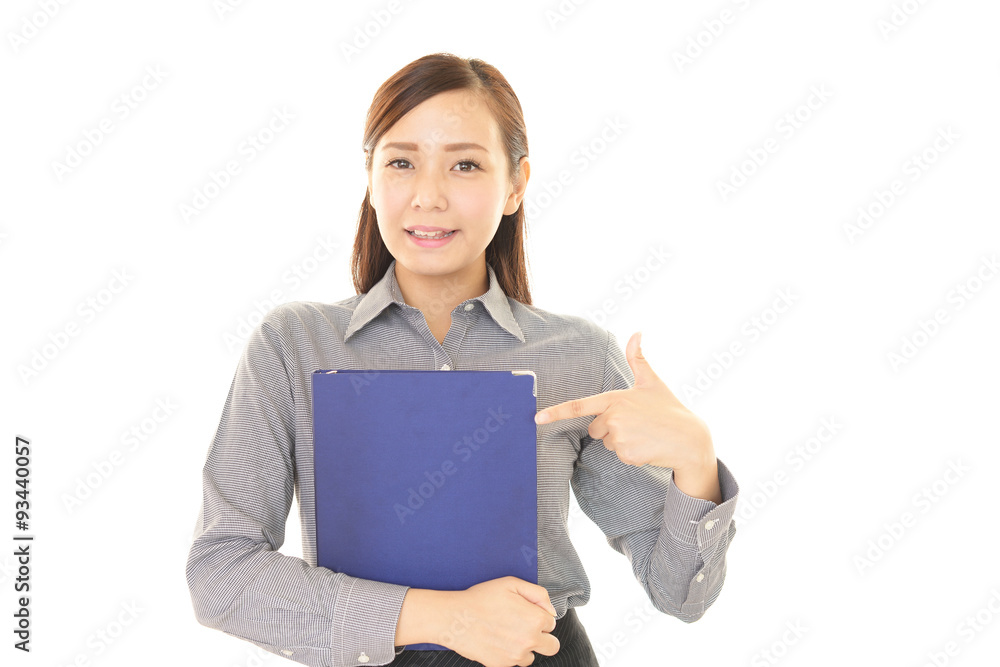 笑顔の女性 笑顔の女性