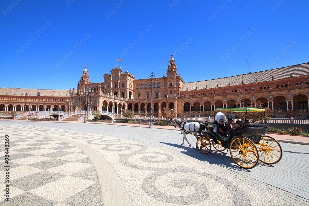 Obraz premium Séville / Andalousie (Espagne) - Plaza de España