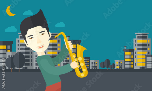 Saxophonist.