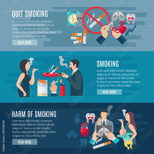 Smoking Banner Set