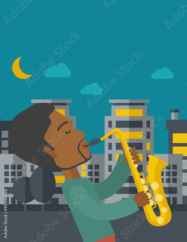 Saxophonist.