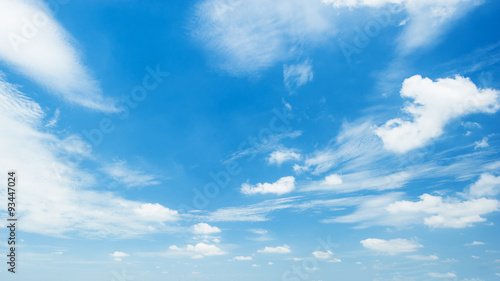 blue sky with cloud © joesayhello