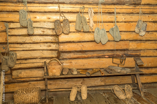 Убранство русской деревянной избы 19 века