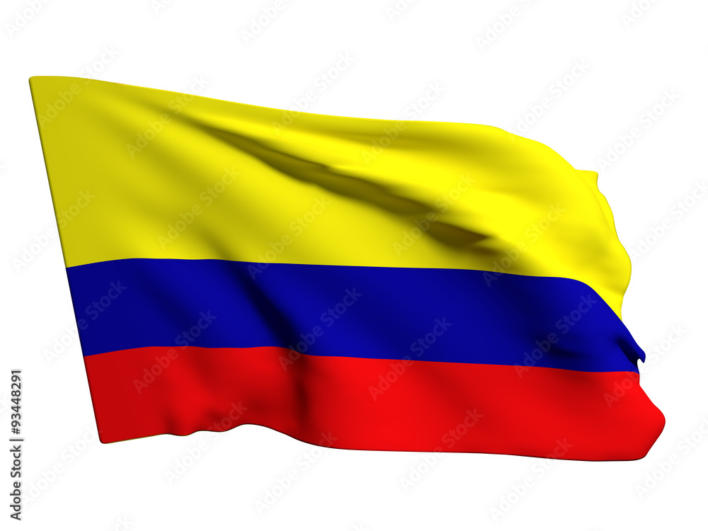 Fototapeta premium Colombia flag