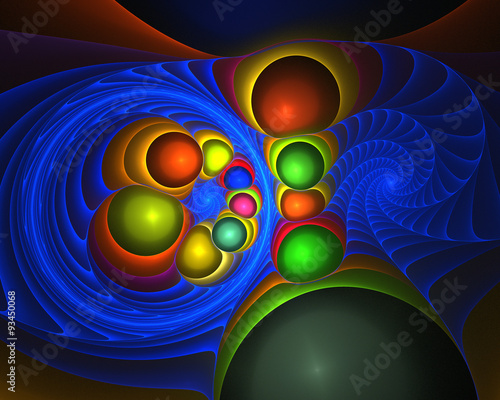 Abstract fractal background