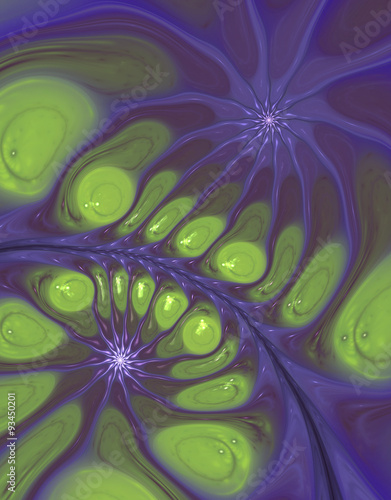 Abstract fractal background