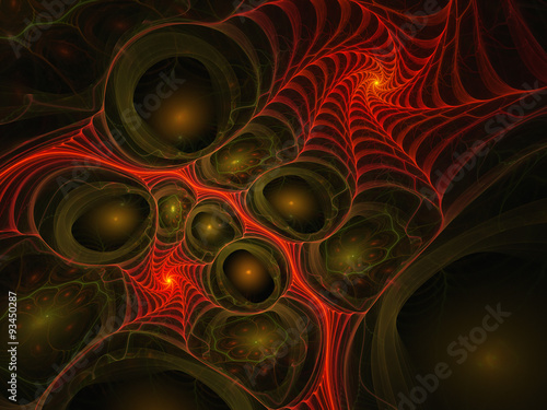 Abstract fractal background