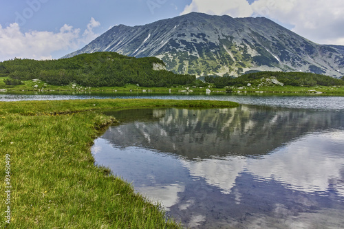 Reflection of Todorka peak in Muratovo lake, Pirin Mountain, Bulgaria © Stoyan Haytov