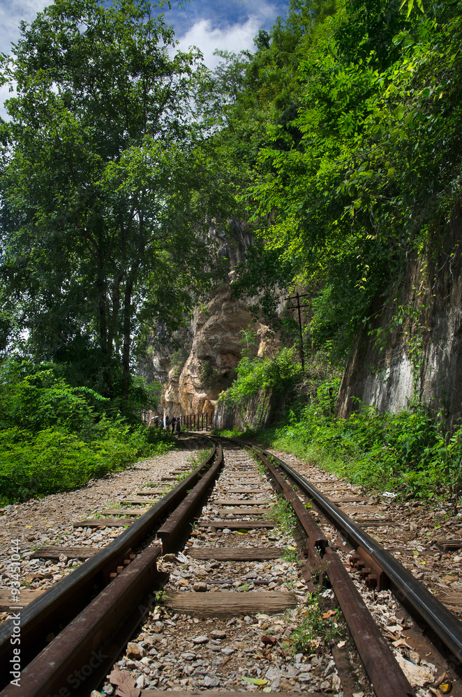 Fototapeta premium World War II Memorial -Waking Trail at Death Railway