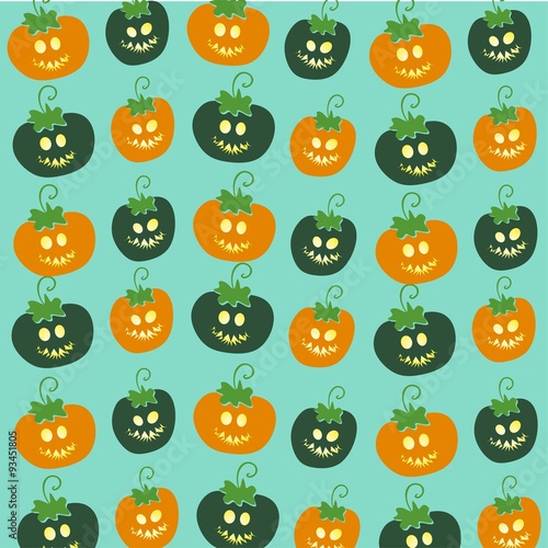 funny pumpkins pattern 2
