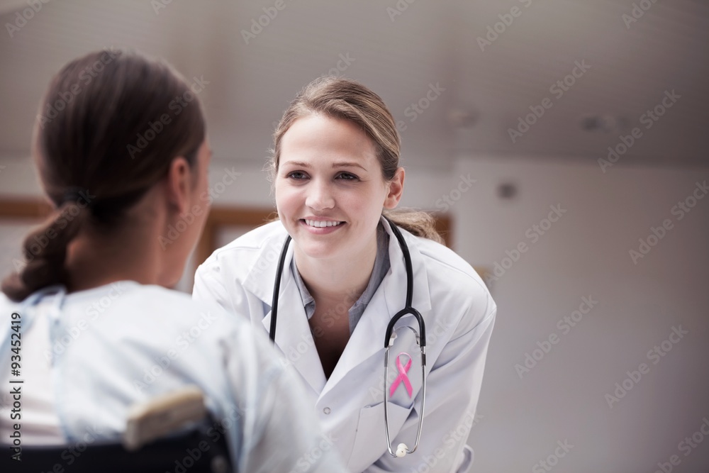 Composite image of pink awareness ribbon Composite image of pink awareness ribbon