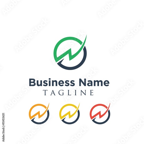 electric vector logo icon