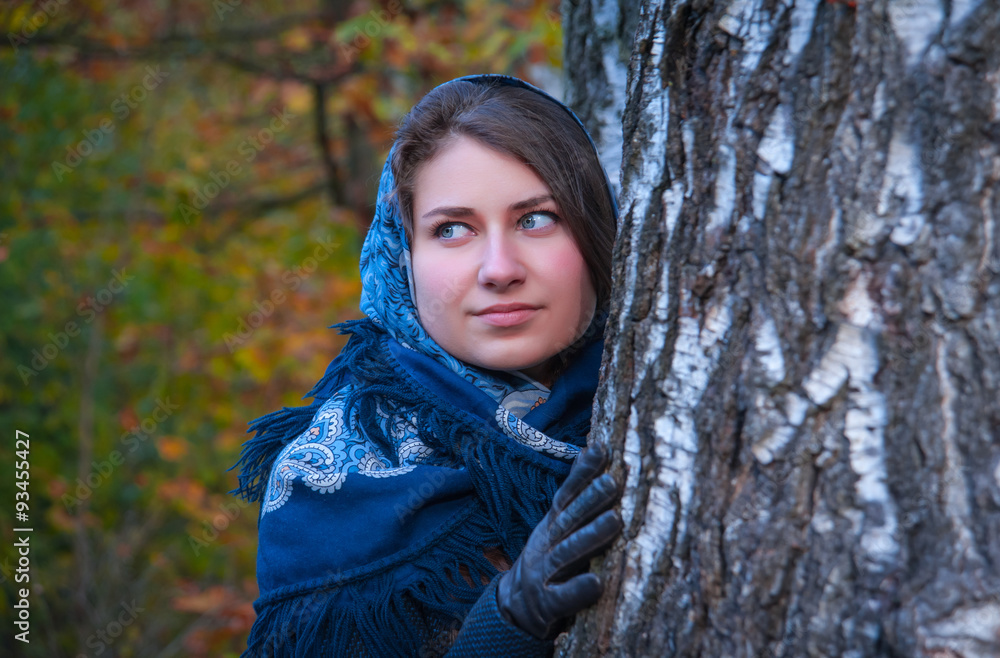 Portrait of a Russian beauty Portrait of a Russian beauty