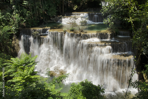 Popular places Huay Mae Kamin Waterfall Kanchanaburi  Thailand