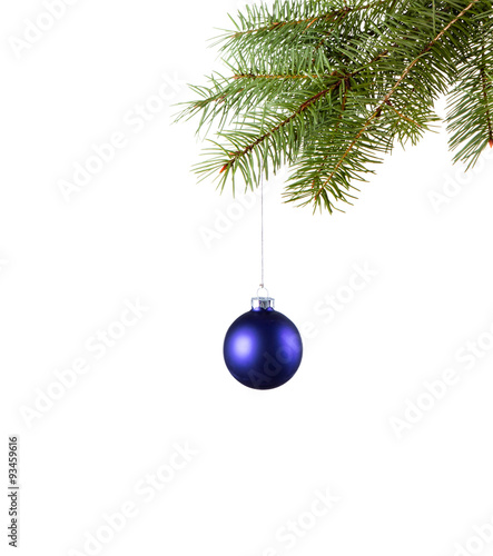 Christmas ball isolated on white background 