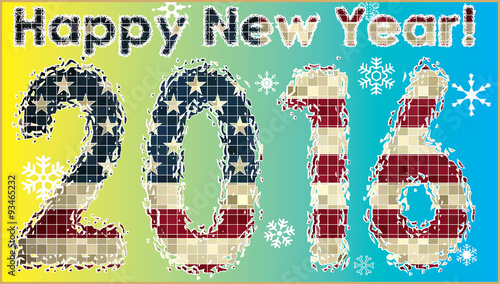 Happy New Year 2016,
Happy New 2016,
2016 HAPPY NEW YEAR NUMERALS, 
Pocket calendar 2016,  
Business card 2016 calendar, 
2016 calendar business card