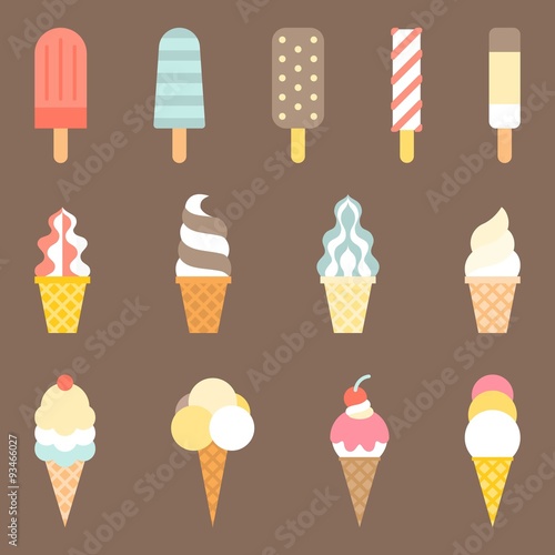 Vector ice cream icon