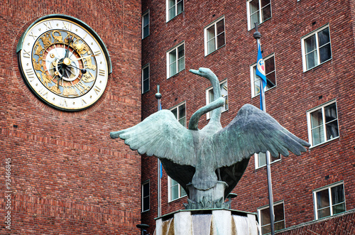  clock of Oslo City Hall , Norway