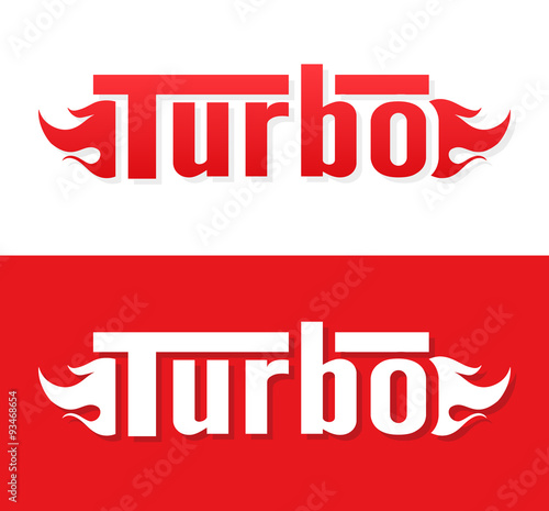 Turbo vector logo design