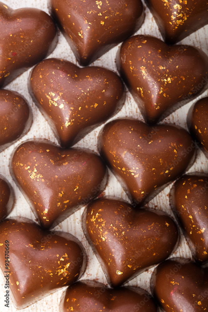 The chocolate candies The chocolate candies