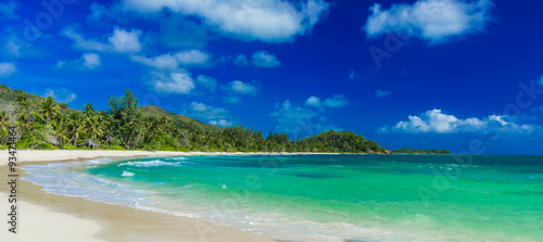 Paradise beach on tropical island