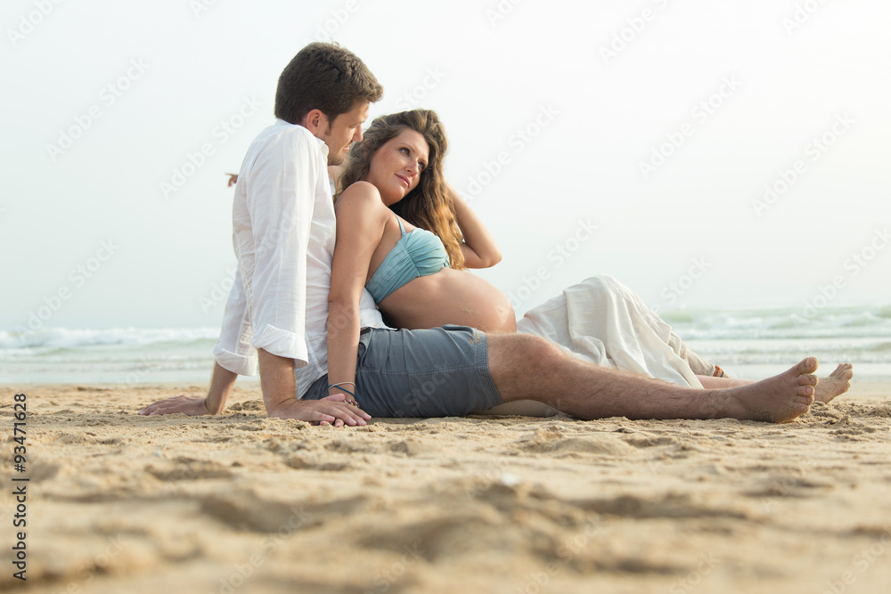 couple in the beach