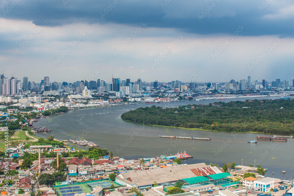 Fototapeta premium Landscape Chao Praya river