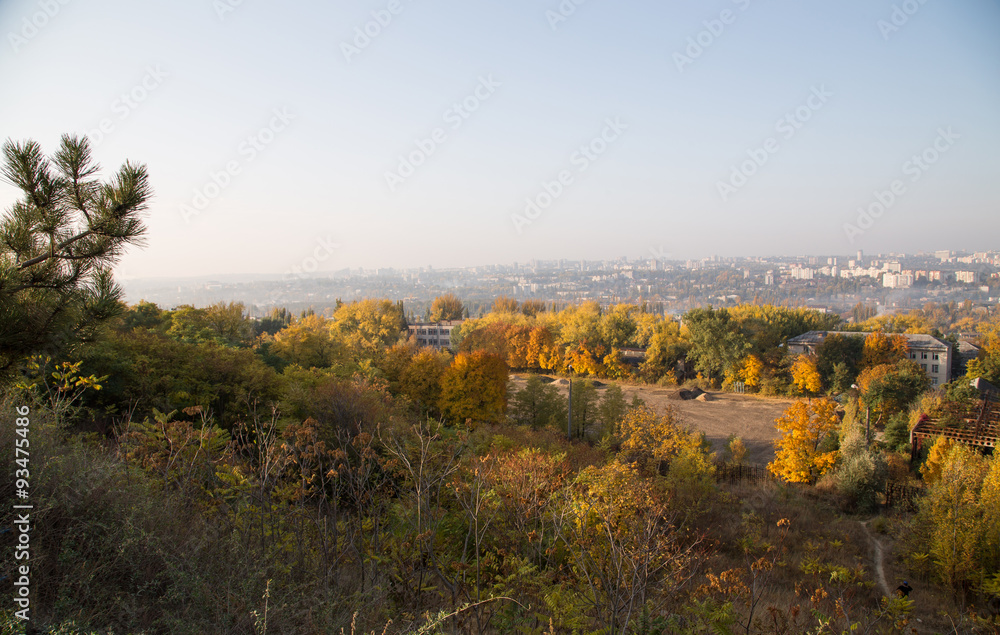 View of autumn Chisinau