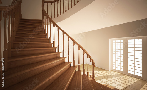 Stair in an empty room