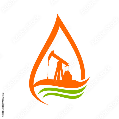 Oil Pump Derrick Logo