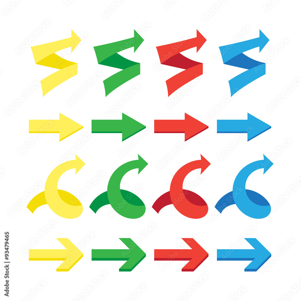 Isolated arrows set, undo and previous buttons Isolated arrows set, undo and previous buttons
