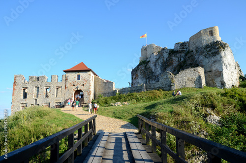 Obraz na płótnie Castle Rabsztyn in Poland w salonie