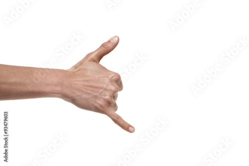 Cool attitude hand sign