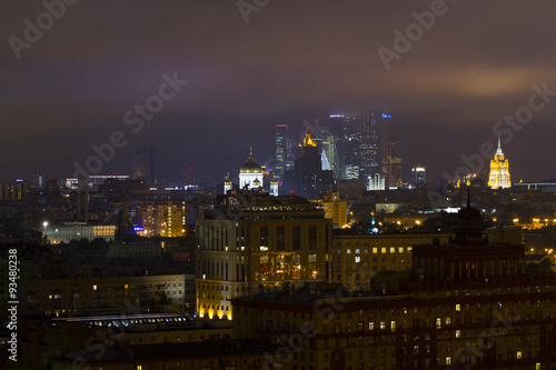 Landscape Moscow city, Moscow, Russia 