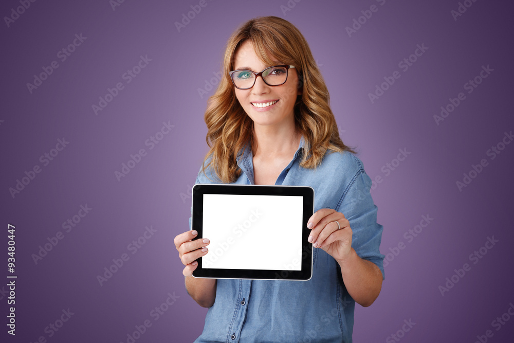 Professional women with digital tablet Professional women with digital tablet