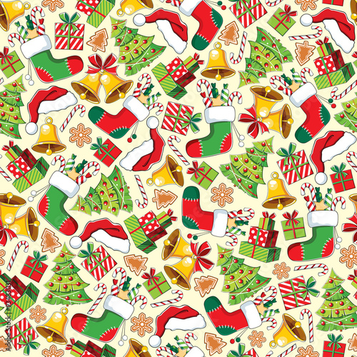 Christmas seamless pattern 