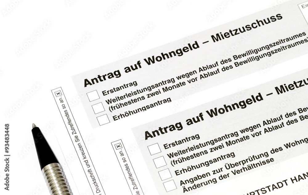 Wohngeldantrag Wohngeldantrag