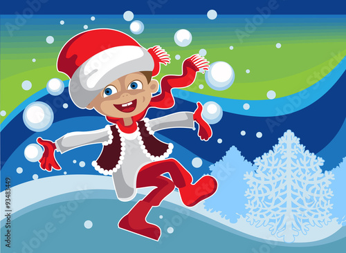 Funny Xmas boy