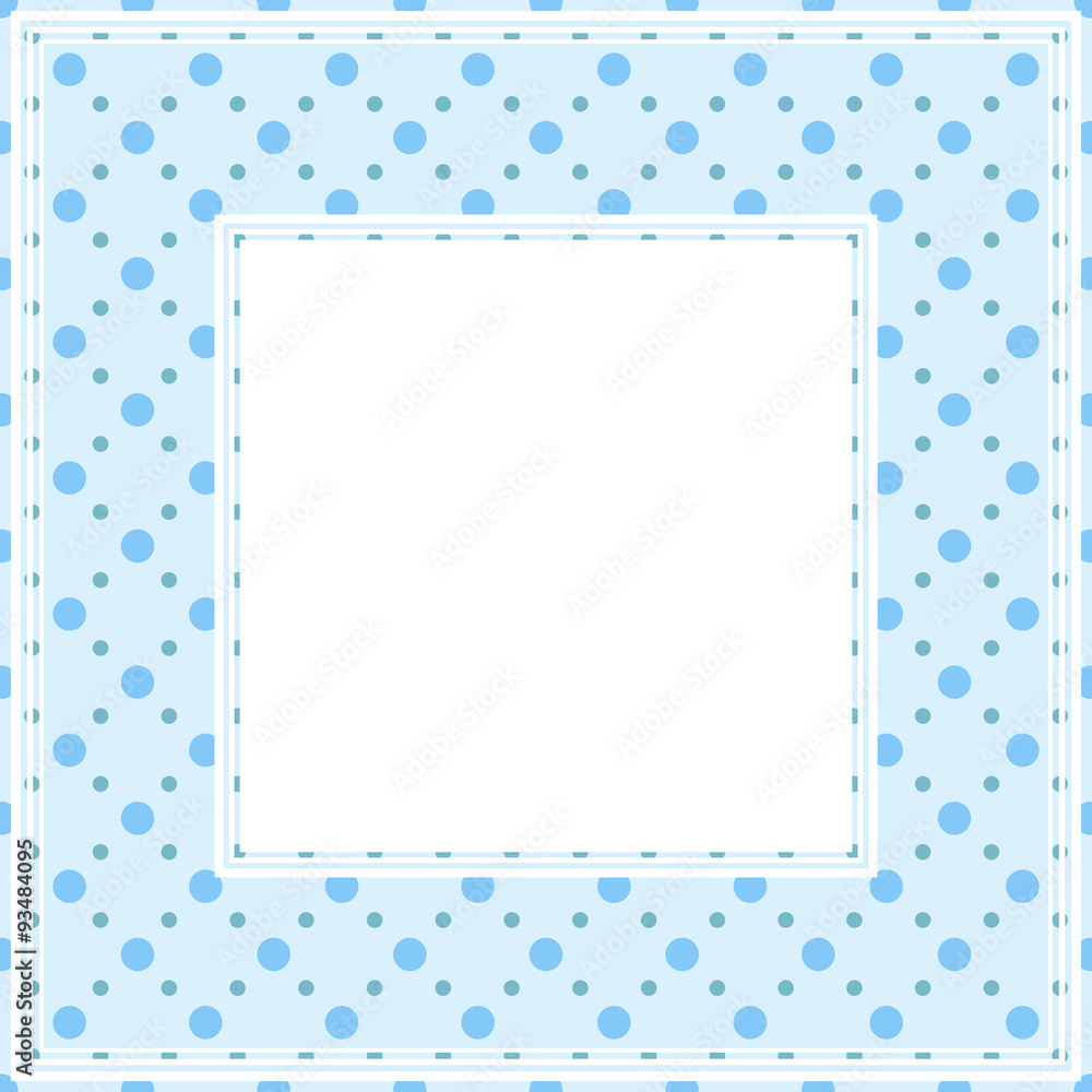 blue polka dots border blue polka dots border