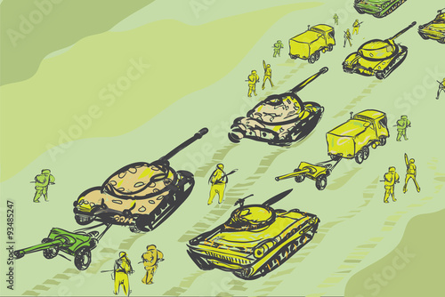 Military Convoy