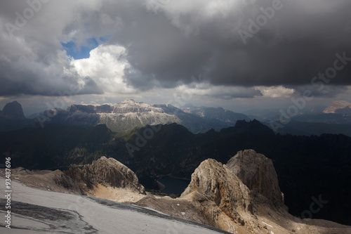 The view of the mountains - Dolomites  Italy
