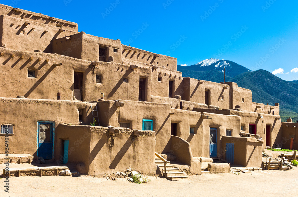 U.S.A., New Mexico, the Taos native pueblo U.S.A., New Mexico, the Taos native pueblo