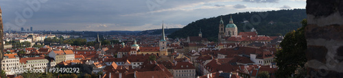 Prague panoramic view from the castle