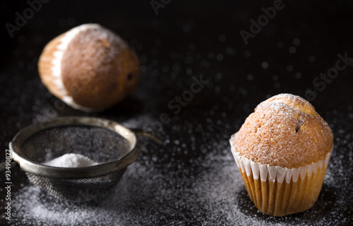 Foto Sugar powdered madeleines