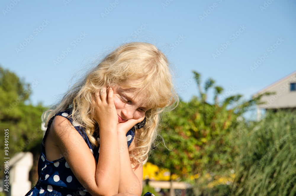 thinking girl thinking girl