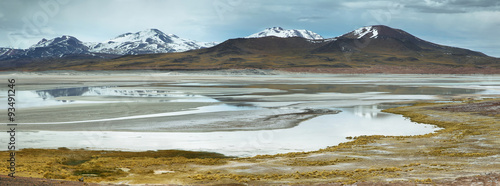 "Aguas calientes" or "Piedras rojas" salt Lake in Sico Pass