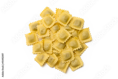 Tableau sur toile Fresh Ravioli, Italian Food