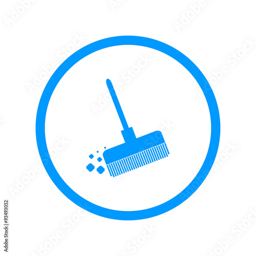 Broom vector icon